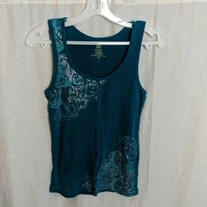 Turquoise tank top